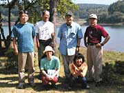 椛の湖キャンプ場にて